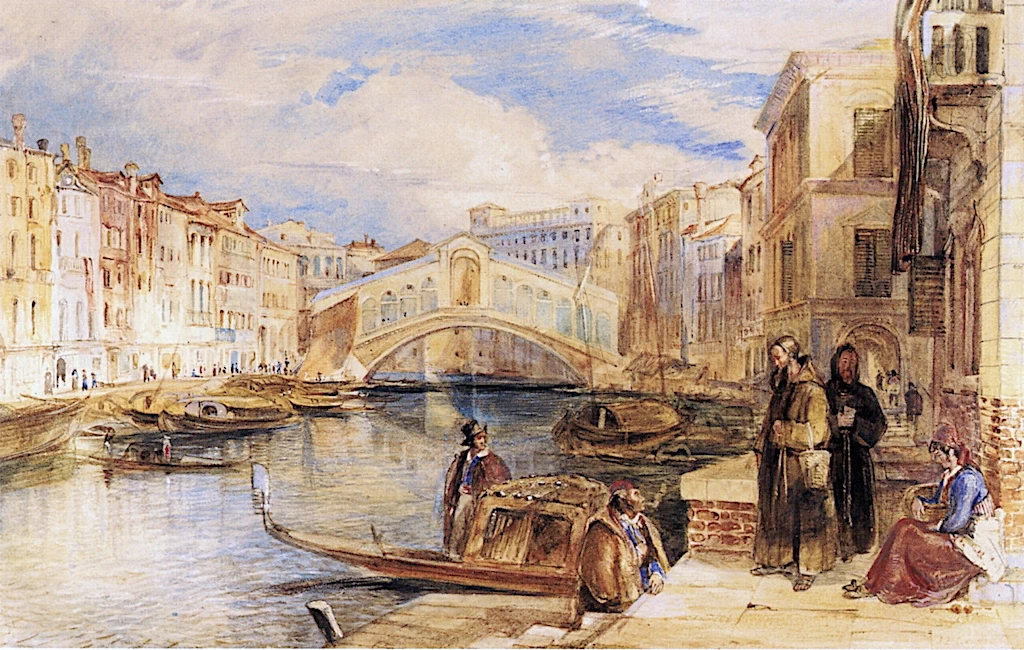 Ponte Rialto a Venezia - The Higgins Art Gallery and Museum, Bedford